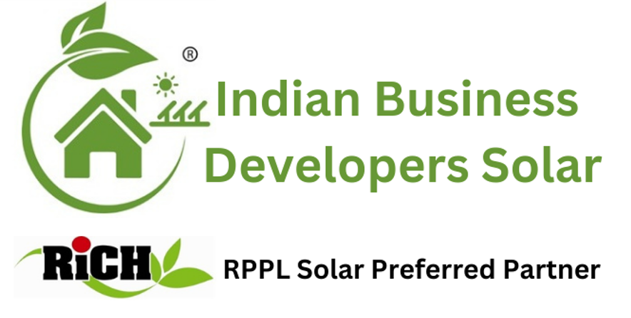 Indian Business Developers solar Logo